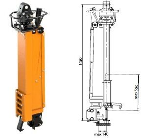UNITÀ SVUOTAMENTO CONTAINER KINSHOFER KM 920-11