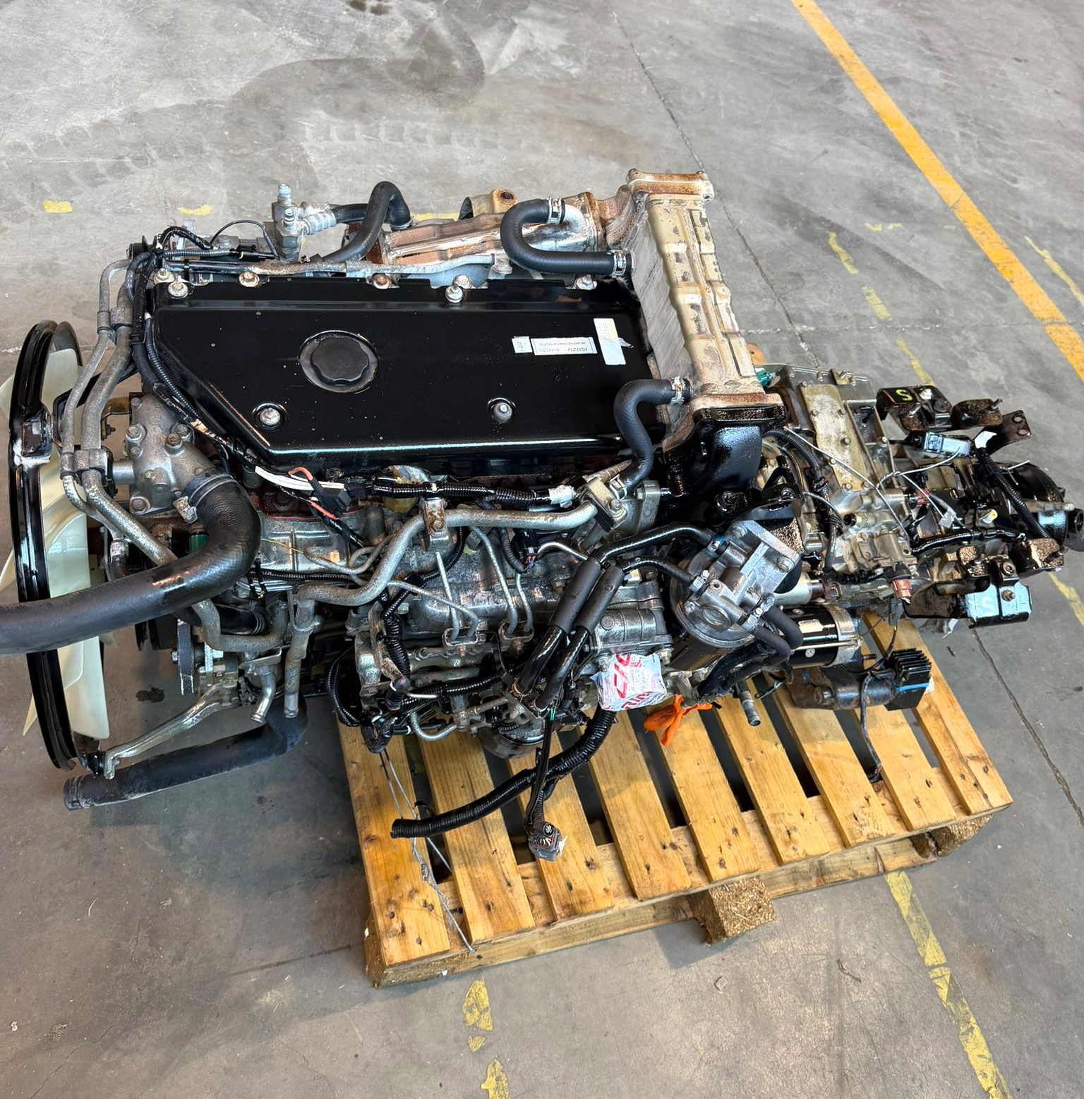 GRUPPO MOTORE CAMBIO ISUZU NPR75 MOD. 4HK1